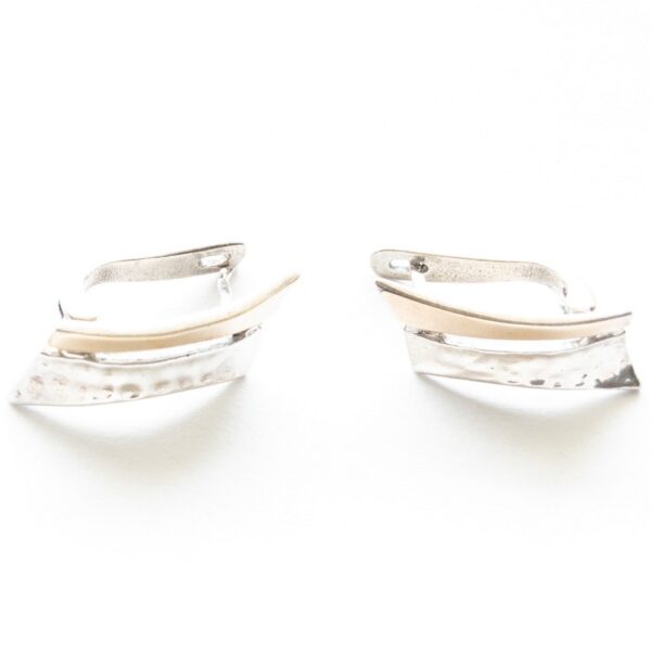 Sterling Silver and Gold Plated Earrings