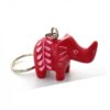 Small Soapstone Elephant Key Chain
