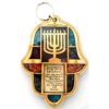 Wooden Good Luck Home Decor Hamsa
