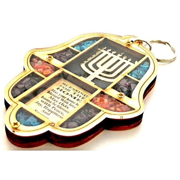 Wooden Good Luck Home Decor Hamsa