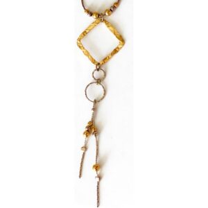 Gold and Sterling Silver Pendant