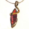 Pendant – Sterling Silver with Garnet