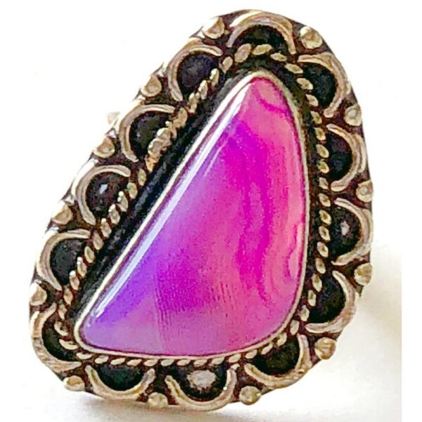 Ring - Sterling Silver with Botswana Agate