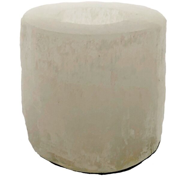 Selenite Crystal Candle Holder