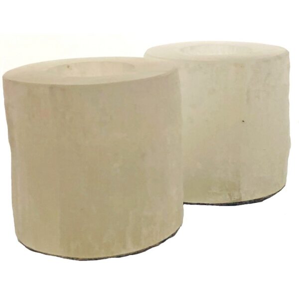 Selenite Crystal Candle Holder