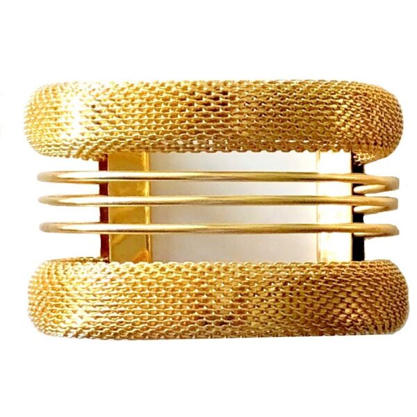 Gold Wire Cuff Bracelet