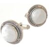 Sterling Silver Cufflinks Moonstone