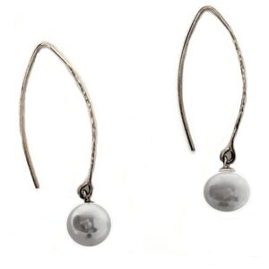 Sterling Silver Pearl Earrings