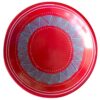 Decorative Round Soapstone Plates - Crimson Coral Design