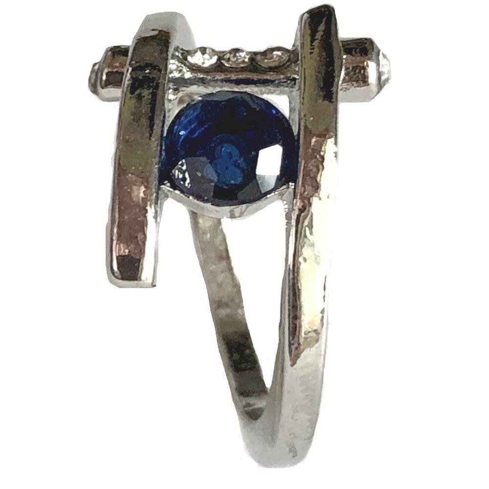 Ring – Silver and Blue Sapphire