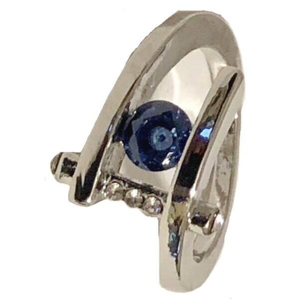 Ring – Silver and Blue Sapphire