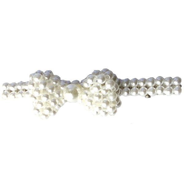 Hair Clip with Pearl Decoration