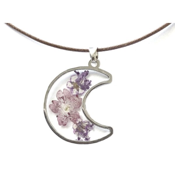 Pendant - Glass with Real Flowers