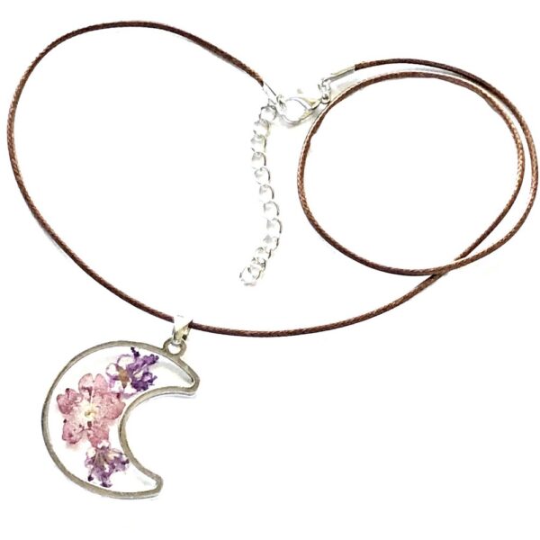 Pendant - Glass with Real Flowers
