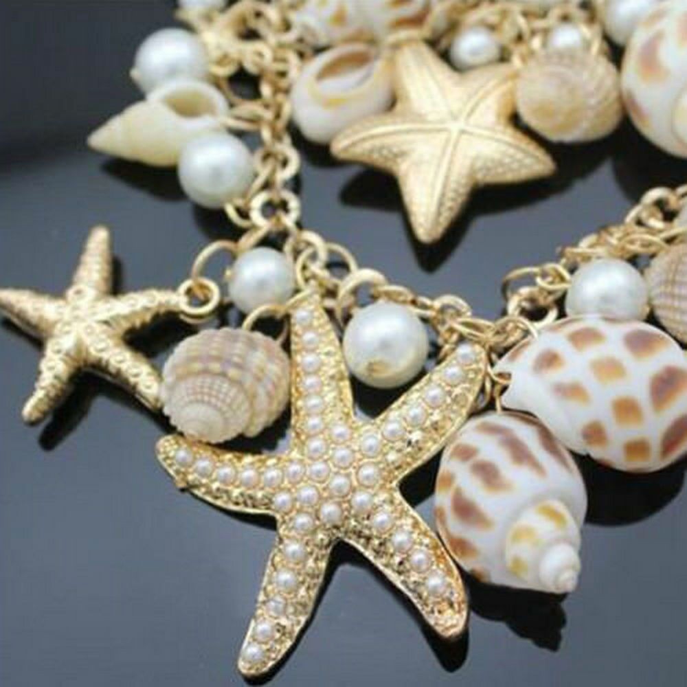 Necklace – Starfish and Sea Shells