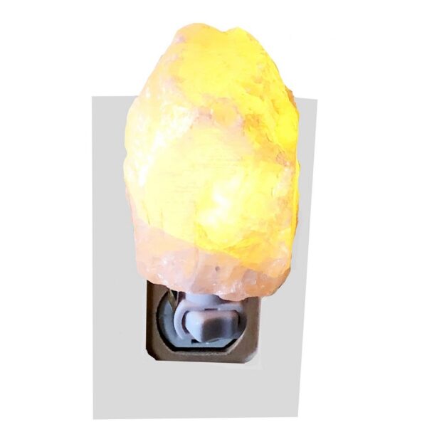Rose Quartz Stone Night Light LED