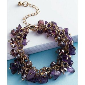 Amethyst Chips Bracelet