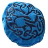 Blue Velvet Cushion With Embroidery Tree Of Life