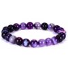 Stone Beads Bracelet - Purple Agate