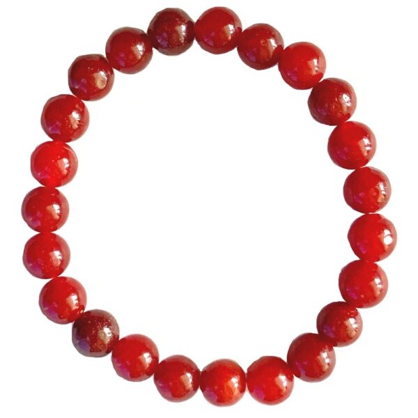 Stone Beads Bracelet - Carnelian