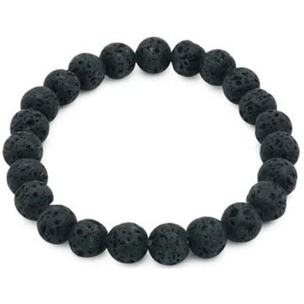 Stone Beads Bracelet - Lava Stone