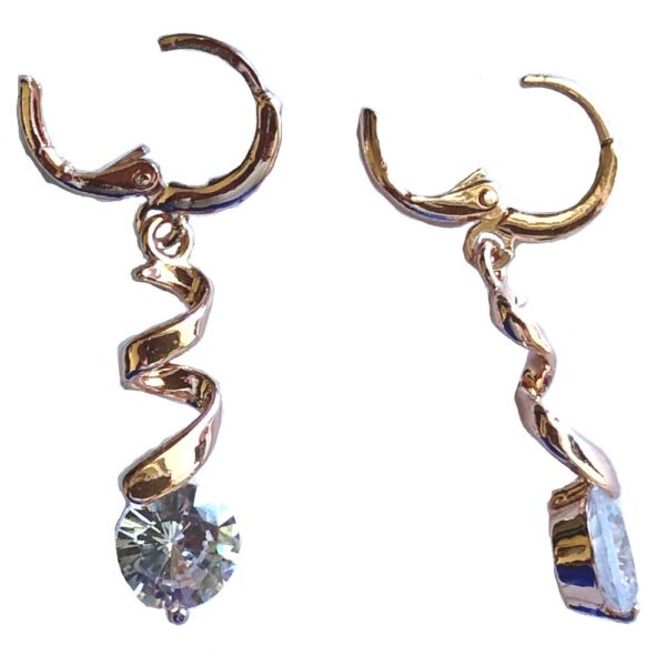 Gold Plated Earrings - Cubic Zirconia