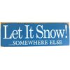 Wood Rustic Tile - Let It Snow!
