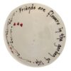 Decorative Plate - "Friends are flowers"