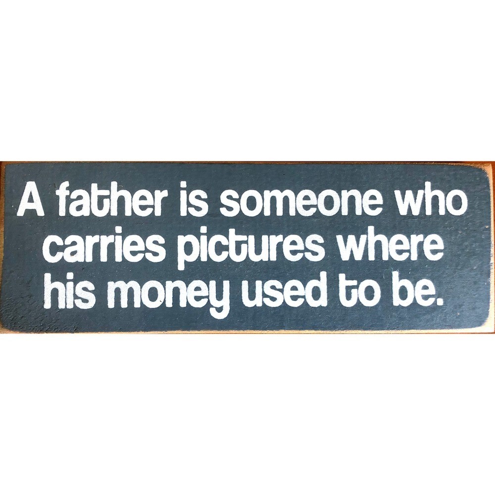 Wood Rustic Tile - A father