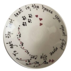 Decorative Plate – “To get the best seat”
