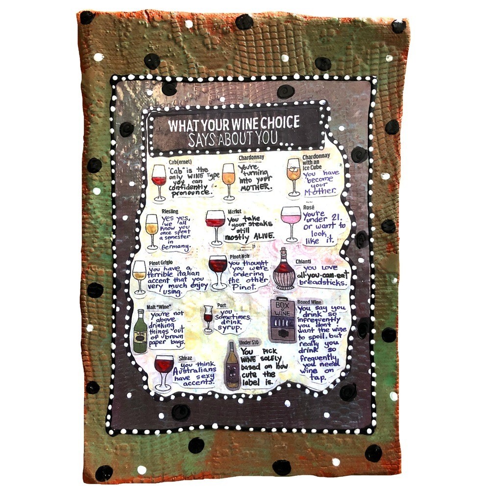 Decorative Tile - Your wine choice