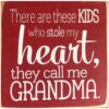 Wood Rustic Tile - They call me Grandma