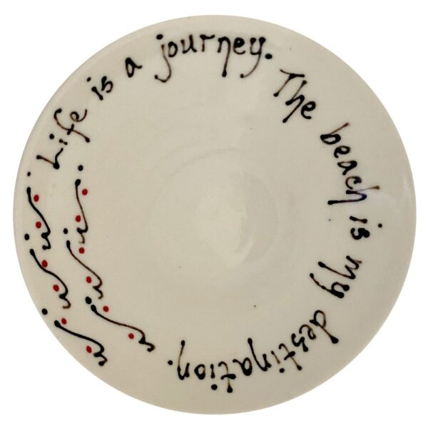 Decorative Plate - "Life is a journey"