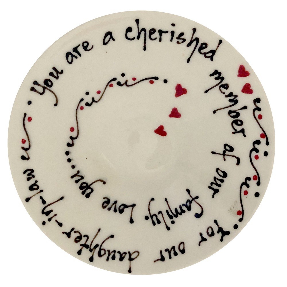 Decorative Plate - "Daughter-in-law"